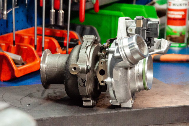 Установка турбины