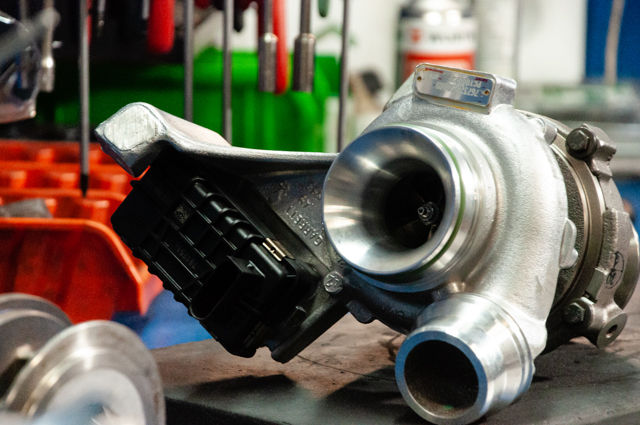 Этап замены турбины